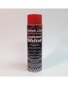Finish Line 10935PDPG Instant Shine Creamsicle Scented Silicone Based Spray Coating 11 oz. Can for use on Vinyl, Rubber, or Plastic Surfaces