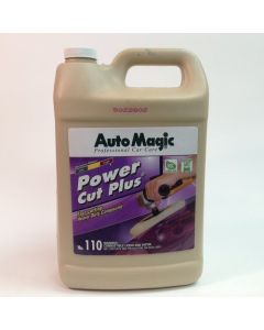 Auto Magic 110 Power Cut Plus Fast-Cutting, Heavy Duty Compound 1 Gallon Jug