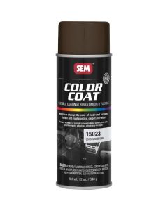 SEM 15023 Color Coat Cordovan Brown 12 oz. Can for Vinyl, Plastics, Carpet, and Velour