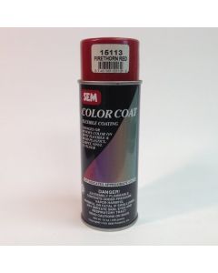 SEM 15113 Color Coat Firethorn Red 12 oz. Can for Vinyl, Plastics, Carpet, and Velour