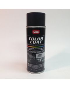 SEM 15243 Color Coat Satin Black 12 oz. Can for Vinyl, Plastics, Carpet, and Velour