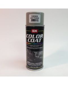 SEM 15353 Color Coat Light Titanium 12 oz. Can for Vinyl, Plastics, Carpet, and Velour