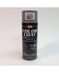 SEM 15763 Color Coat Storm Gray 12 oz. Can for Vinyl, Plastics, Carpet, and Velour