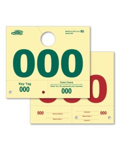 Service Dispatch Number Mirror Tags Numbered 000-999 (1000 Count)