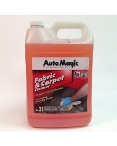 Auto Magic 21 Fabric & Carpet Cleaner Low-Foaming Heavy-Duty Cleaner 1 Gallon Jug for Hot or Cold Extractor Machines