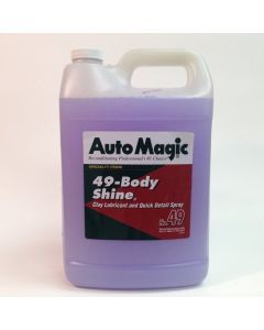 Auto Magic 49 Body Shine Quick Showroom Finish Spray and Clay Lubricant 1 Gallon Jug