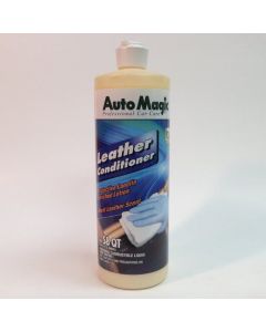 Auto Magic 58-QT Leather Conditioner Protective Lanolin Enriched Lotion 1 Quart Bottle