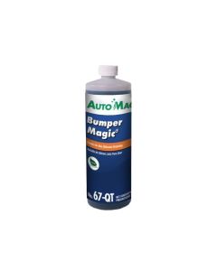 Auto Magic 67-QT Bumper Magic Ready-to-Use Water-Based Silicone Dressing Great for Exterior Surfaces like Body Moldings, Vinyl Trim and Hard Rubber Bumpers 1 Quart Bottle with Flip Top Spout Lid