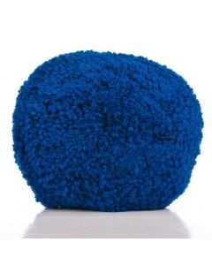 7503BG 7.5 in. 100% Natural Wool 4 Ply Twist Grip Pad 1.5 in. Pile High for Cutting/Compounding Blue