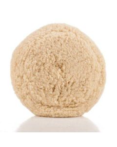 7503G 7.5 in. 100% Natural Wool 4 Ply Twist Grip Pad 1.5 in. Pile High for Cutting/Compounding Cream