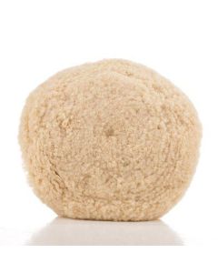 7504G 7.5 in. 100% Natural Wool 4 Ply Twist Grip Pad 2 in. Pile High for Cutting/Compounding Cream
