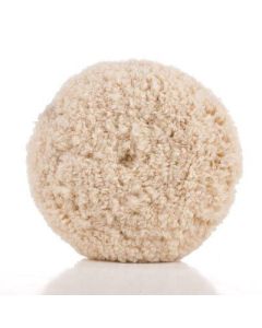 753R 7.5 in. 100% Natural Wool Grip Pad 1.5 in. Pile High for Polishing/Finishing Cream