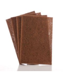 Walnut Pad Scratch Resistant 9 in. x 6 in. with Aggressive Cleaning Action Good for cleaning Stainless Steel, Copper, Coated Surfaces