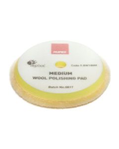 Rupes 9.BW180M D-A Coarse Yellow Wool Cutting Pad 6.7 in. for Random Orbital and Gear-Driven Orbital Tools (Single Count)