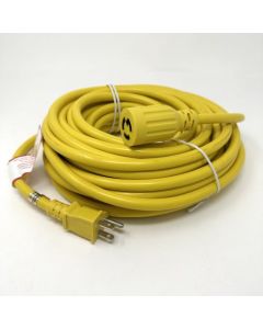 EDIC B11769 Twist Lock SJTW 12/3 Electrical Cord 50 ft. Long for Galaxy Carpet Extractor