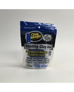 Clay Magic CM2200 Detailing Clay Bar Blue Fine Grade 200 gram Bar Deep Cleans & Revives Painted Surfaces