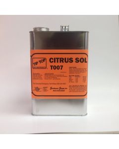Tip Top T007 Citrus Sol Organic Solvent Remove Gums, Crayons, and Wrap Adhesive 1 Gallon Jug 