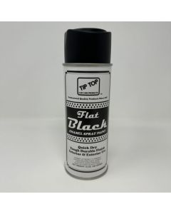 Tip Top T15-S Flat Black Enamel Spray Paint 12 oz. Can