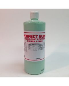 Tip Top T428-QT Perfect Euro 1 Quart Bottle with Flip Top Spout Lid Clear Coat Polymer Polish & Wax