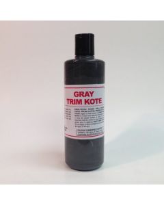 Tip Top T443-PT Trim Kote-Gray 1 Pint Bottle Water-Based Coating for Bumpers and Trim